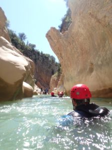 Couserans canyoning moulis enterrement de vie de garçon st girons horizon vertical